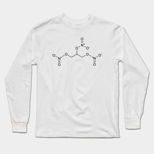 Nitroglycerin - C3H5N3O9 Long Sleeve T-Shirt